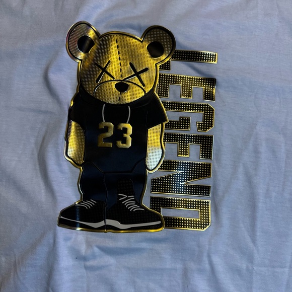 CR24 Chrome Edge White Legend 23 Bear Graphic T-Shirt - Picture 3 of 7